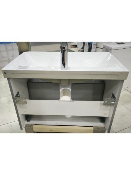 Подвесная тумба Ламис в комплекте с раковиной Selina (700 мм)